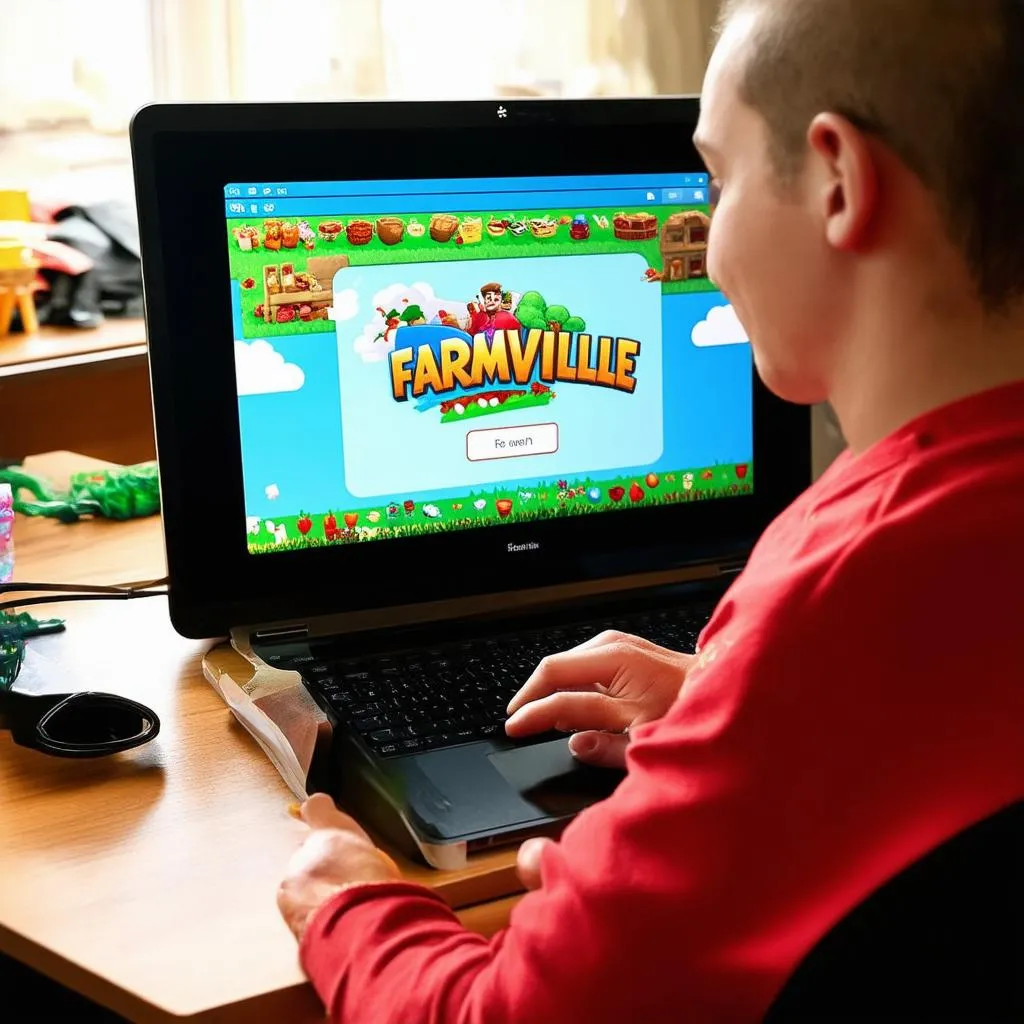 Chơi Farmville trên máy tính