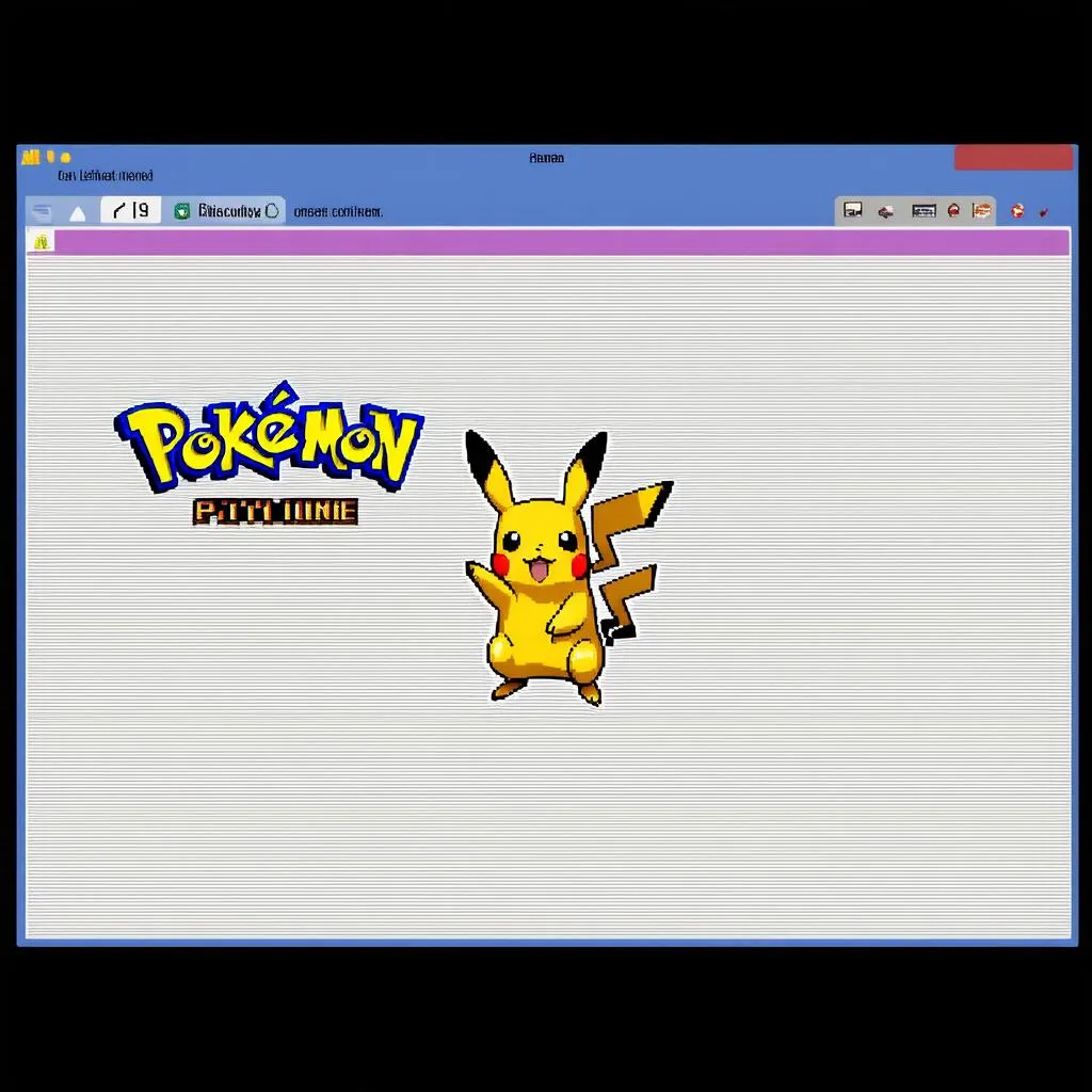 Game Pikachu cổ điển trên máy tính