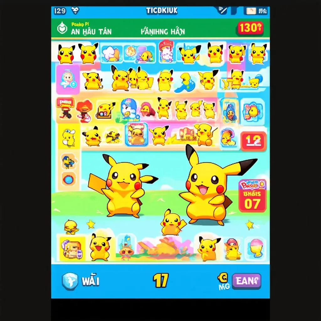 Game Pikachu văn phòng