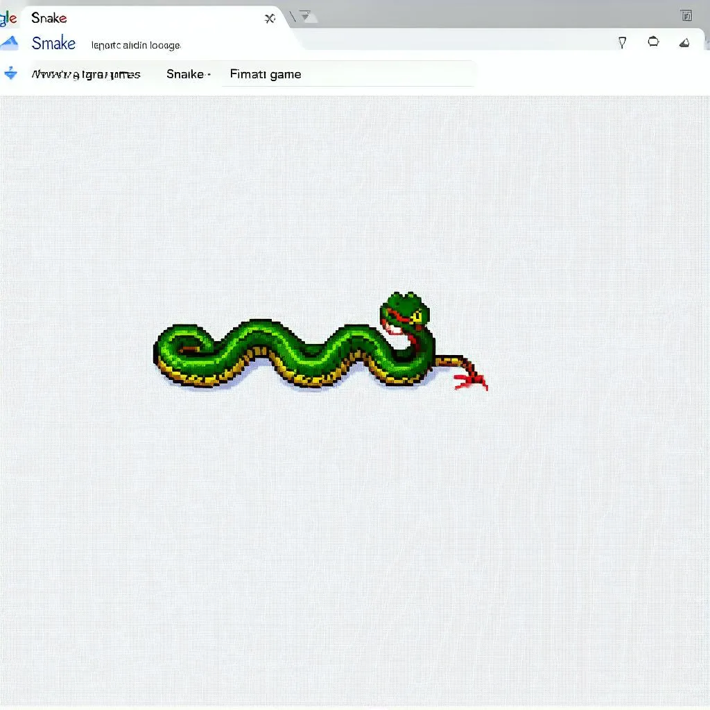 chơi game rắn săn mồi trên google