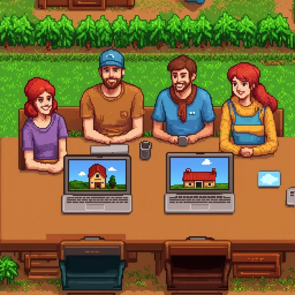 Chơi game Stardew Valley cùng bạn bè