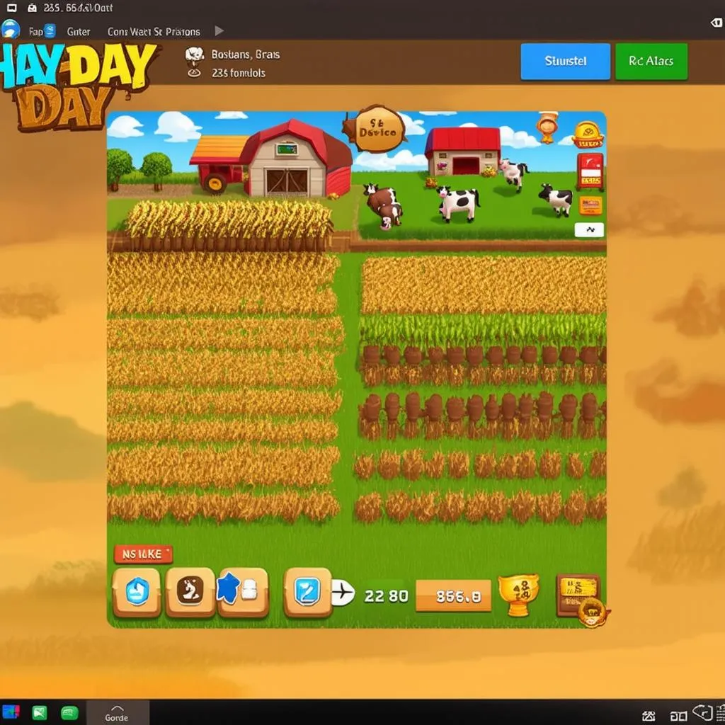 Chơi Hay Day trên máy tính bằng Bluestacks