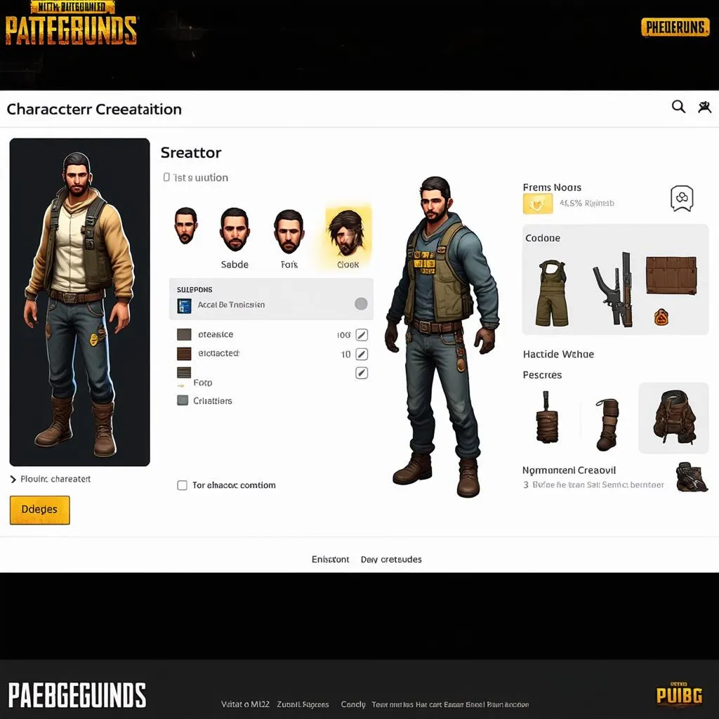 Chọn kí tự PUBG độc đáo