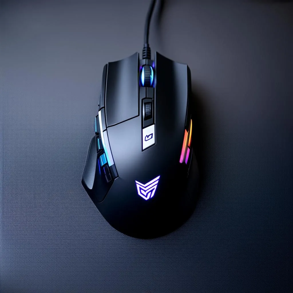 Gaming mouse with RGB lighting