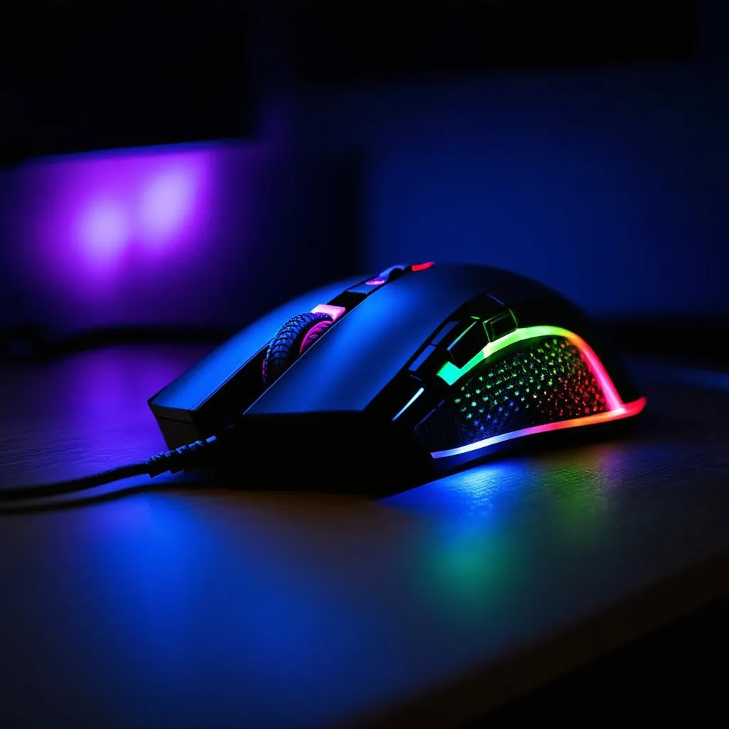 Chuột gaming Dareu RGB