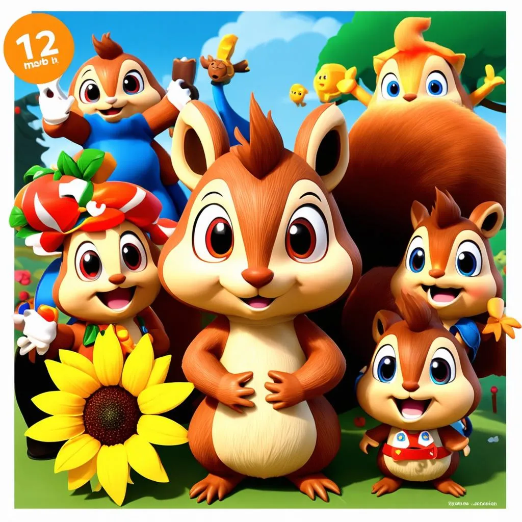 Conker Bad Fur Day nhân vật