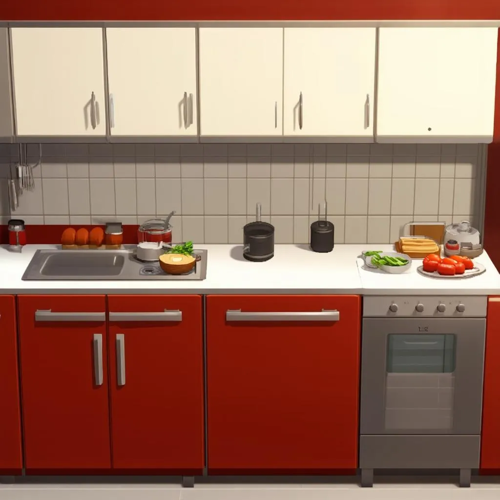 Bếp trong Cooking Simulator