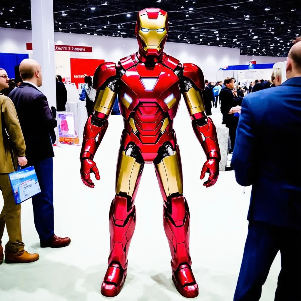 Cosplayer trong trang phục Iron Man