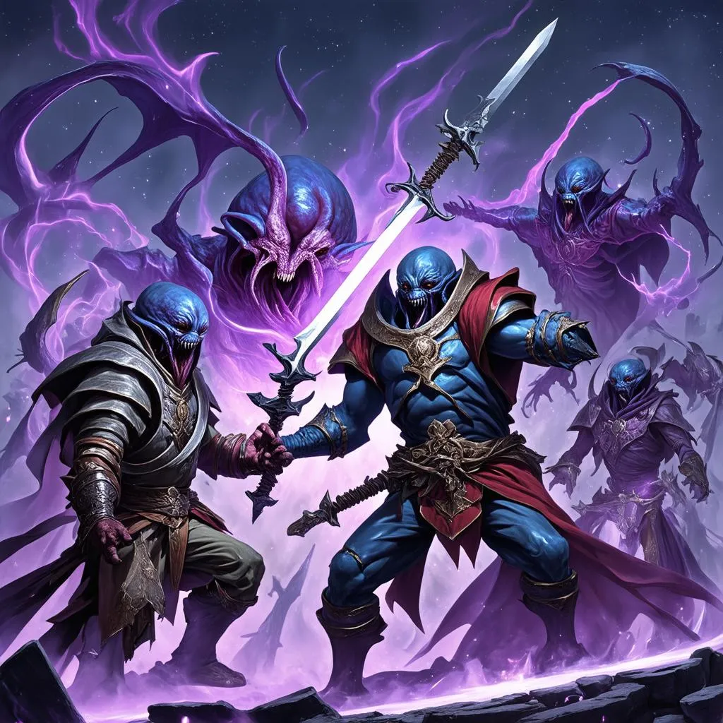 Githyanki vs Illithid