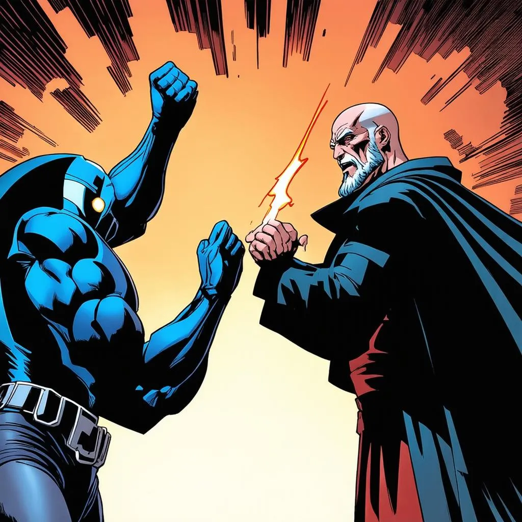 Cuộc chiến giữa Darkseid và Highfather