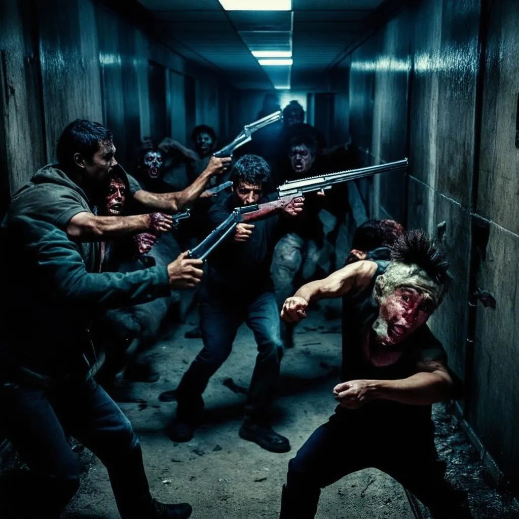 zombie fight