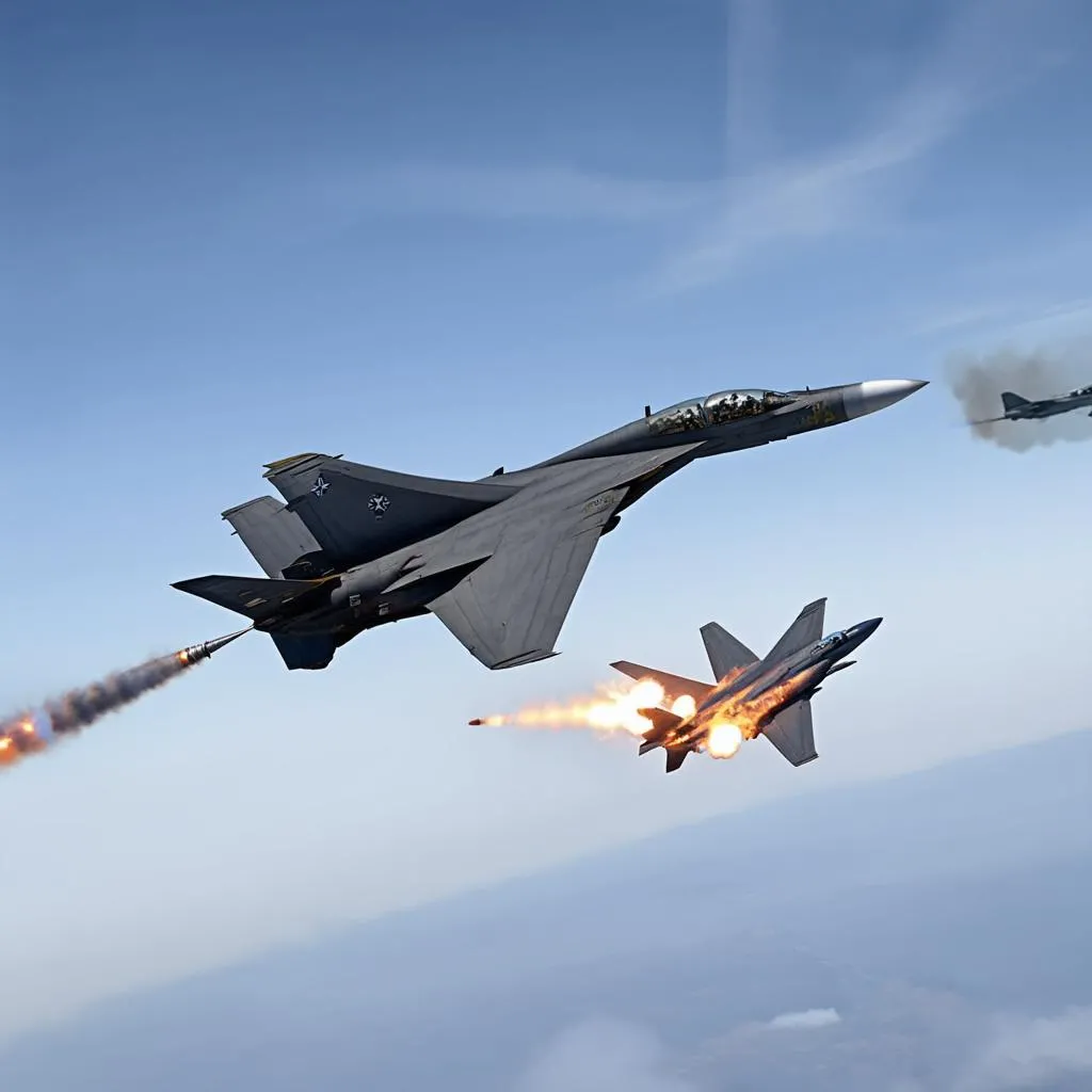 Cuộc không chiến nghẹt thở trong Ace Combat 8