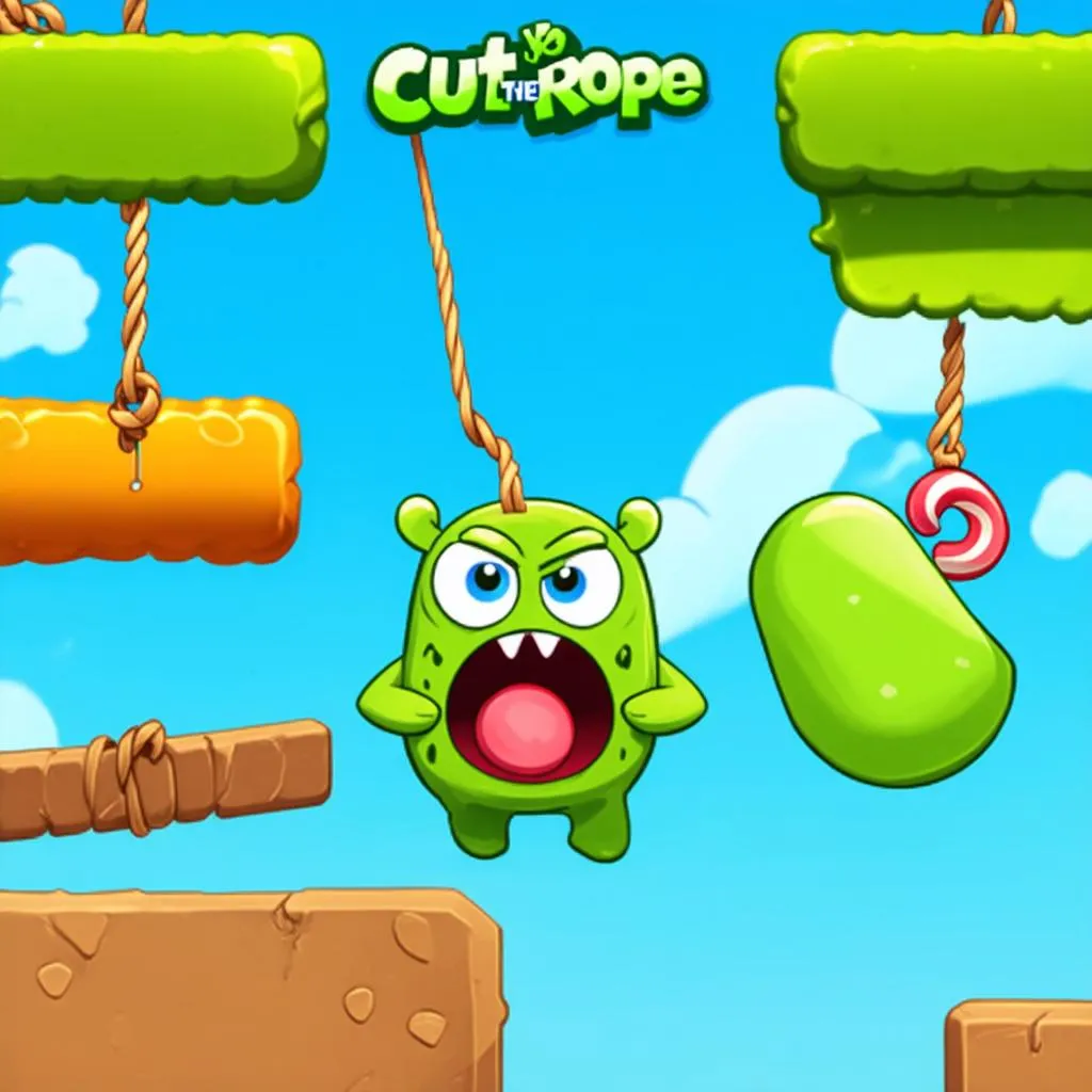 Cut the Rope gameplay