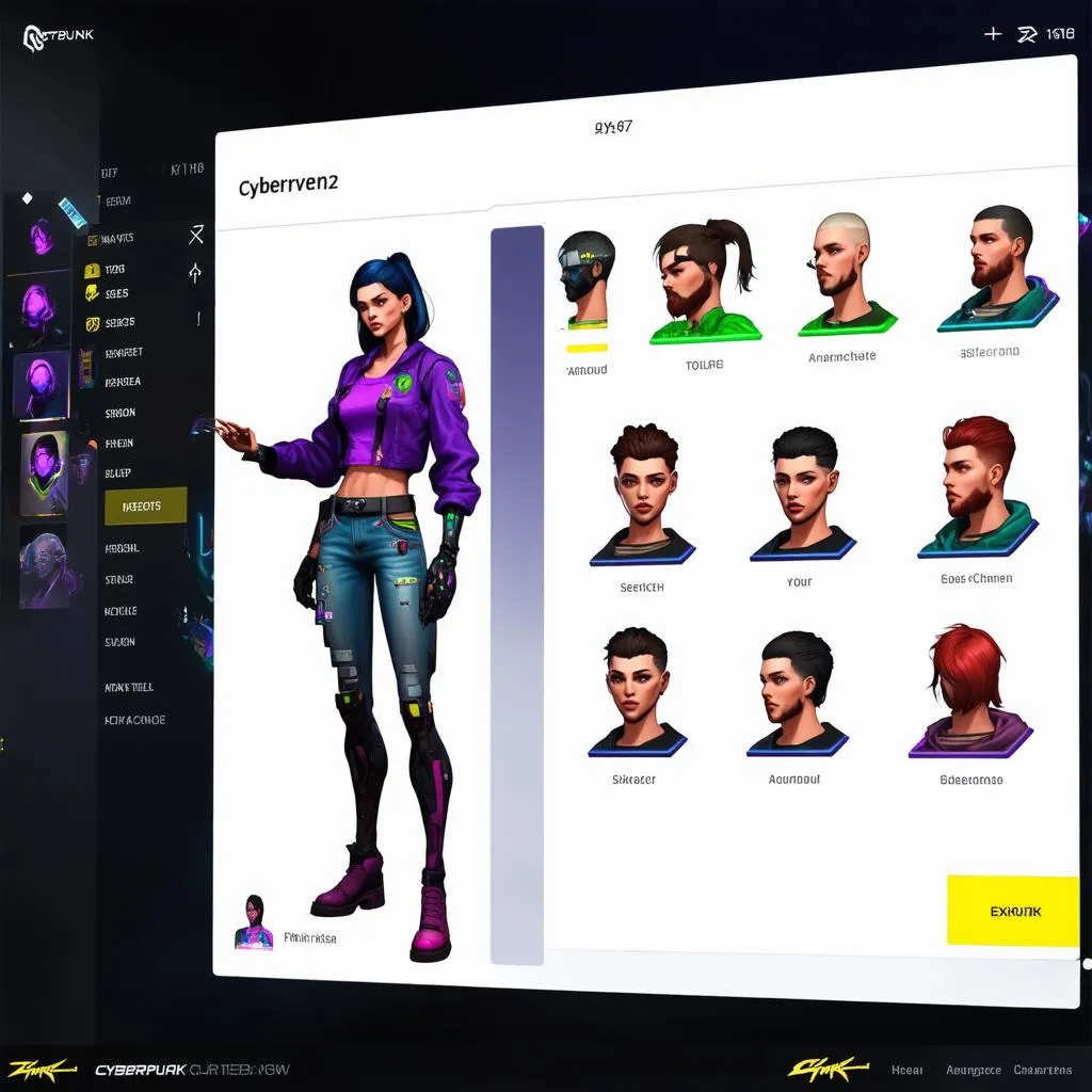 Tùy chỉnh nhân vật Cyberpunk 2077 với nhiều lựa chọn độc đáo