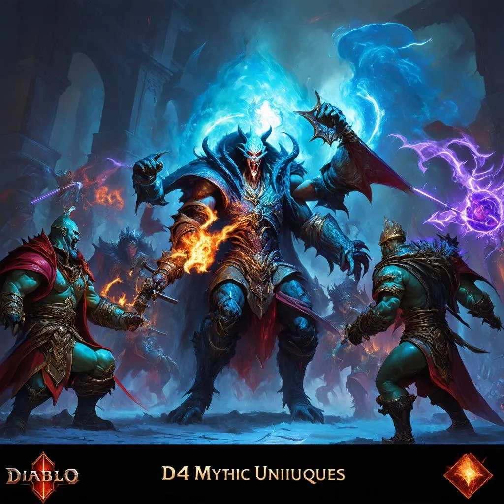 d4 mythic uniques đánh boss