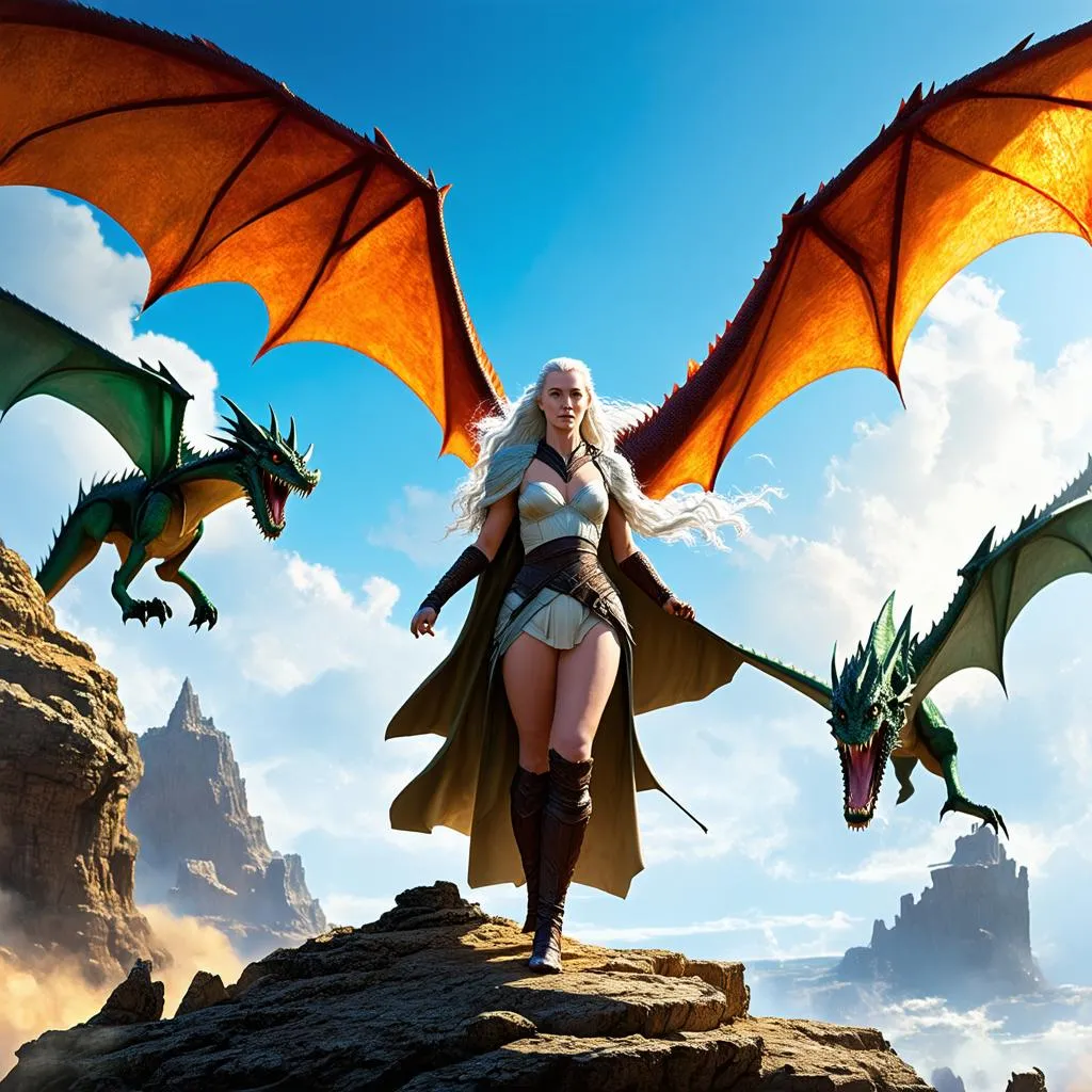 Daenerys Targaryen và Rồng