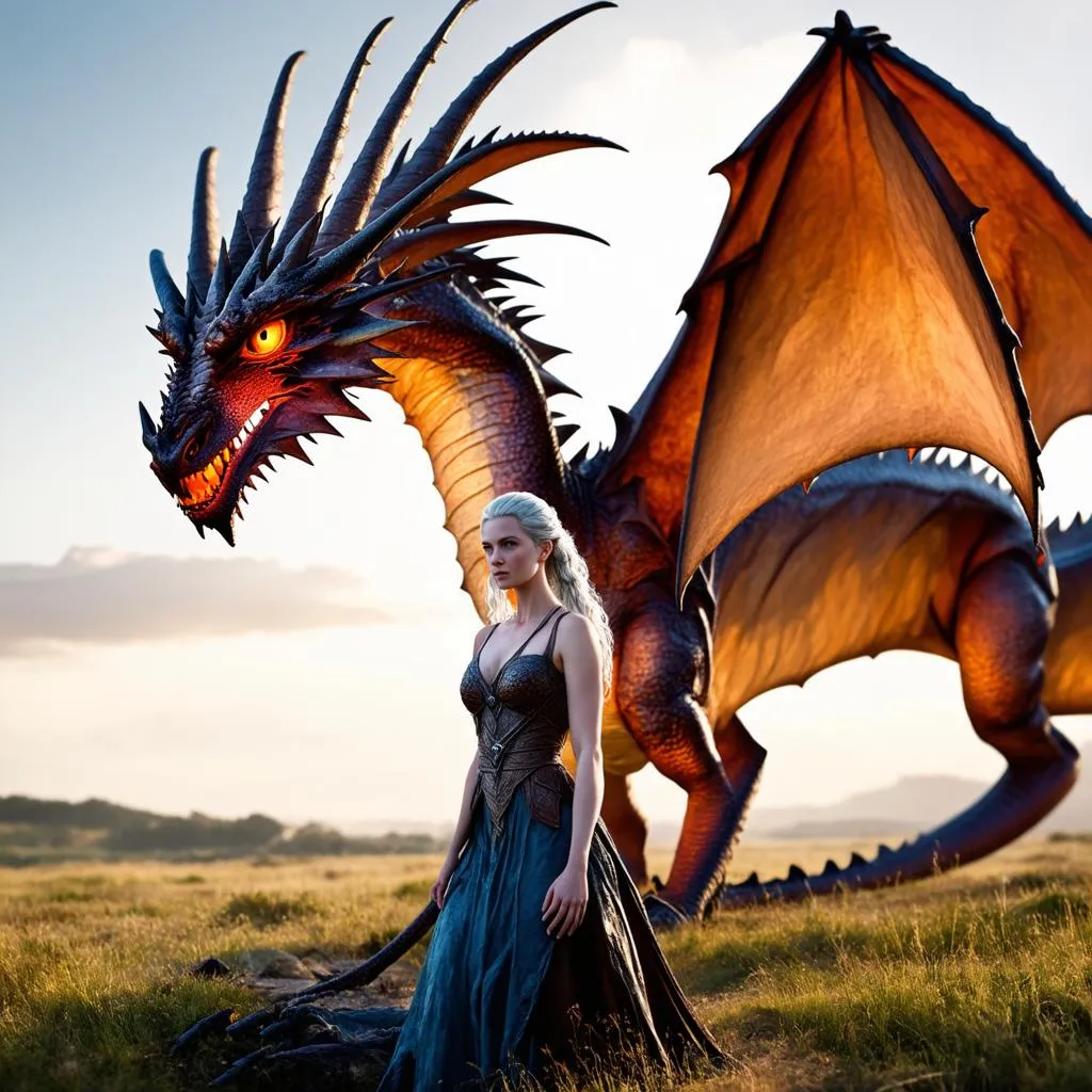 Daenerys Targaryen và Rồng