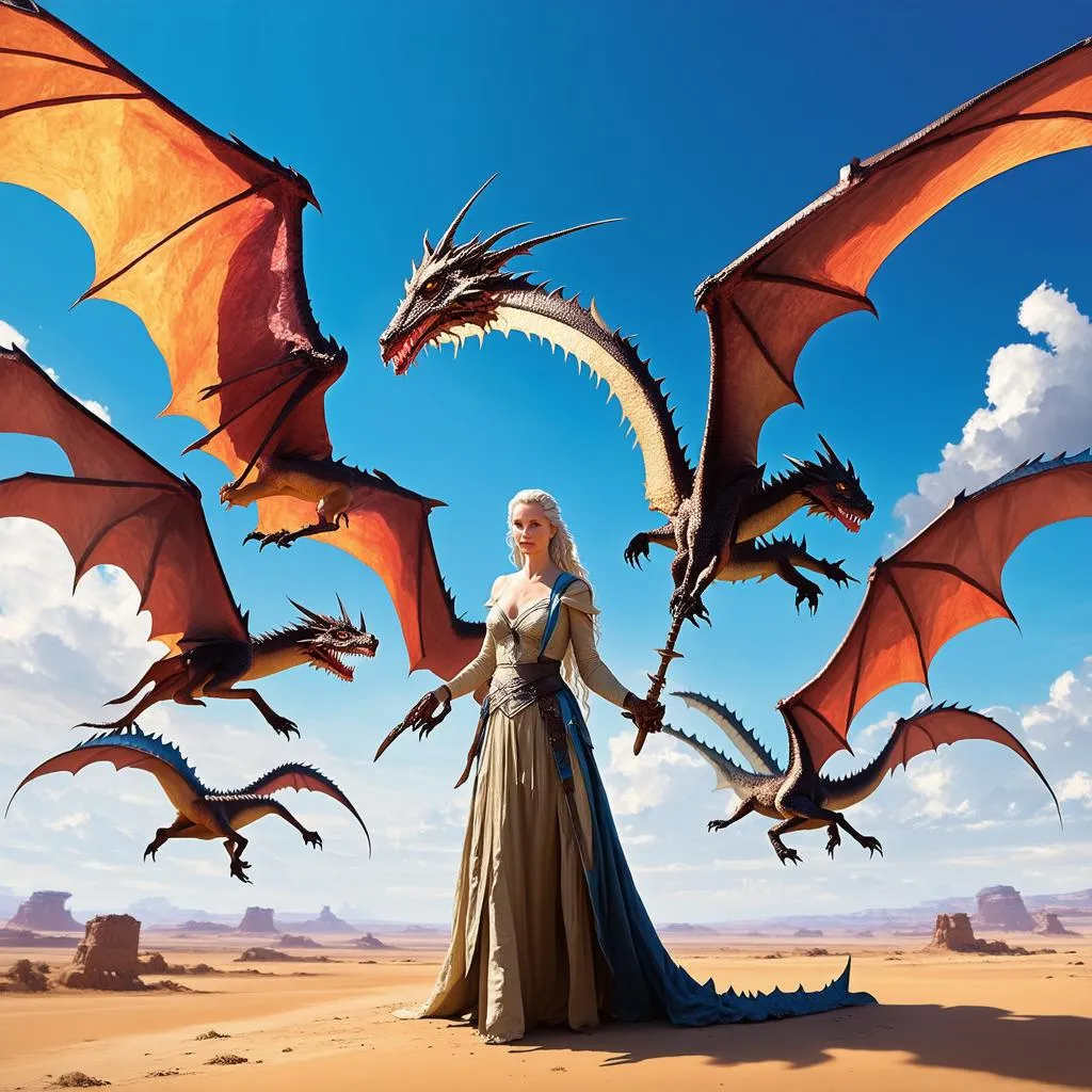 Daenerys Targaryen và Rồng