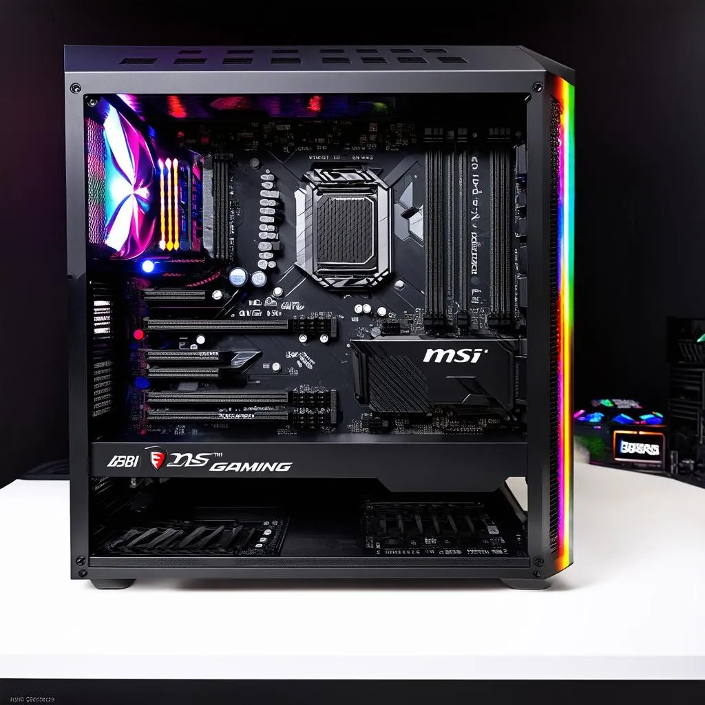 Gaming PC build with MSI B360 motherboard