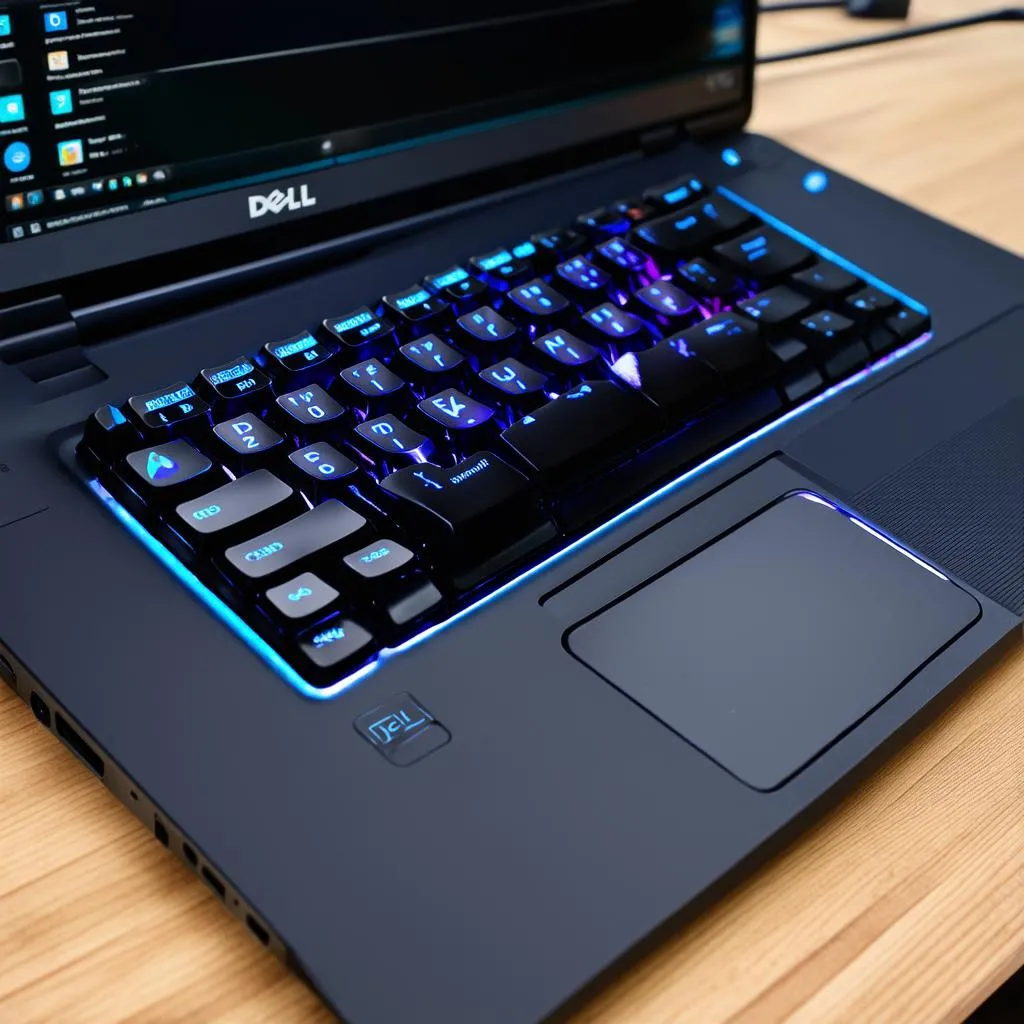 Laptop Dell Gaming G3 with RGB keyboard