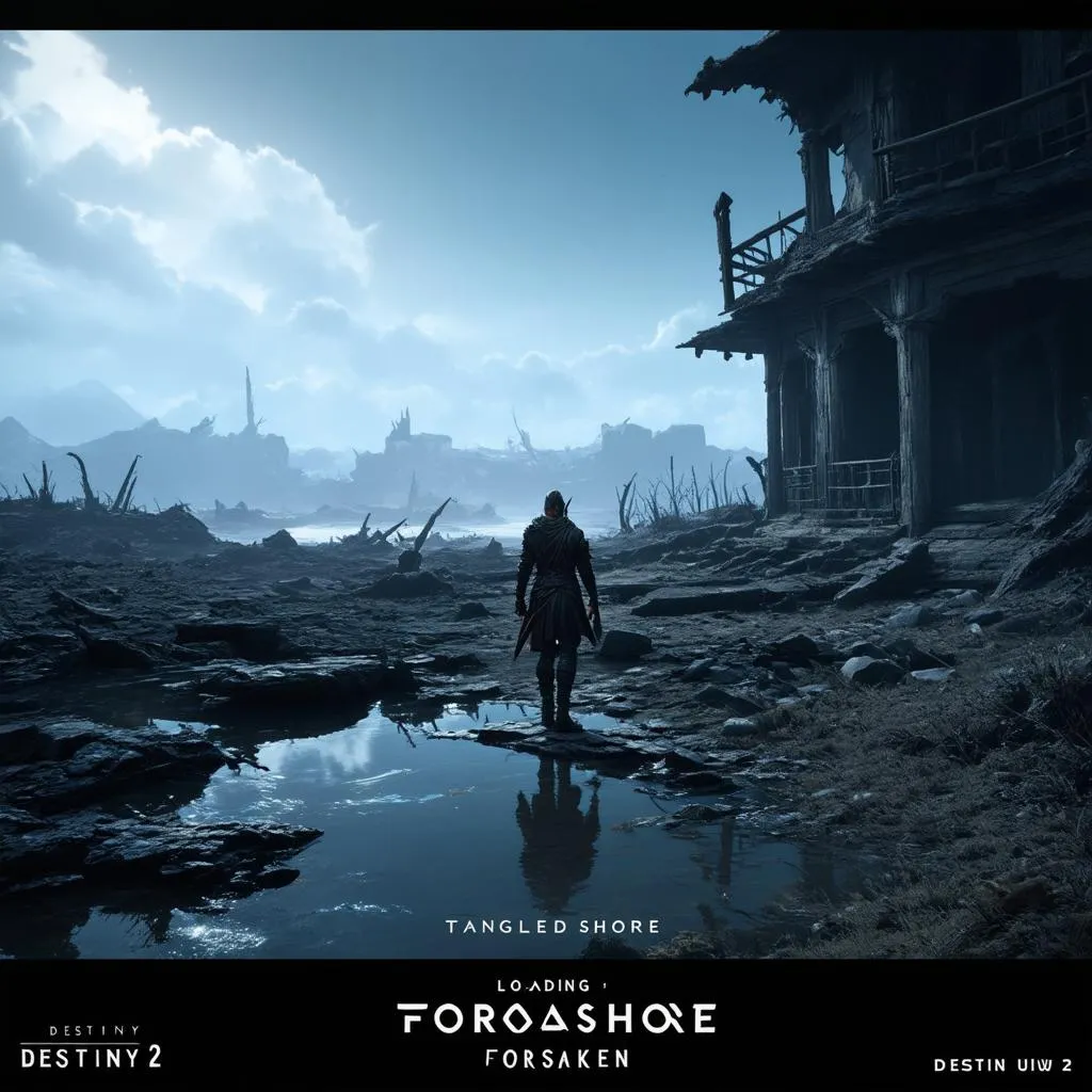 Màn hình tải Tangled Shore trong Destiny 2: Forsaken