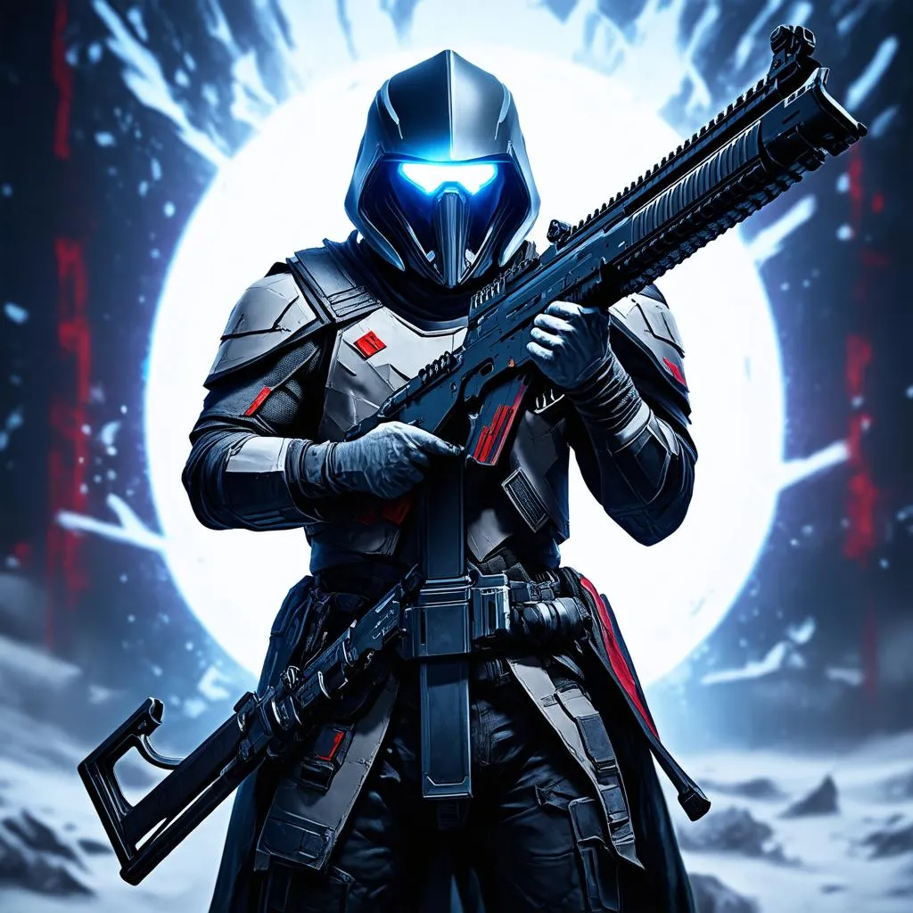 Destiny 2 Guardian holding Khovostov