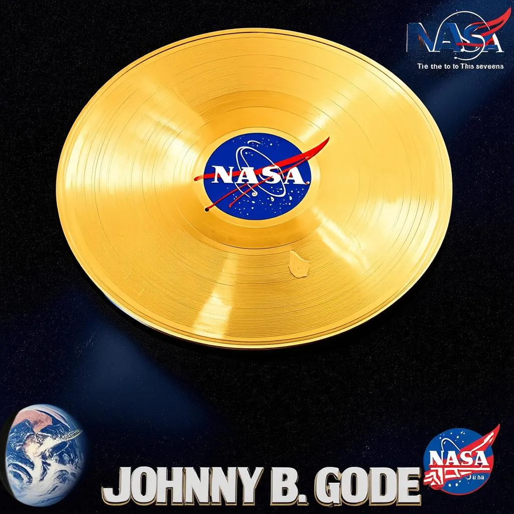 Đĩa vàng của NASA với bản nhạc Johnny B. Goode