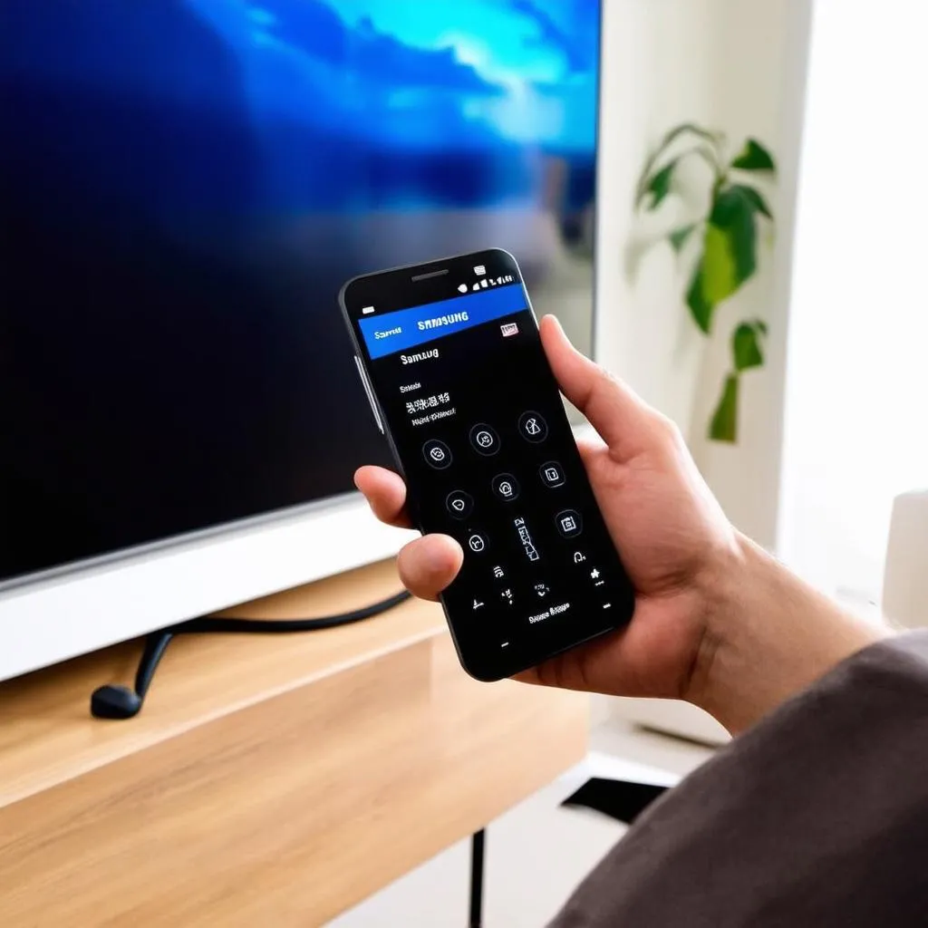 Điều khiển TV Samsung bằng điện thoại