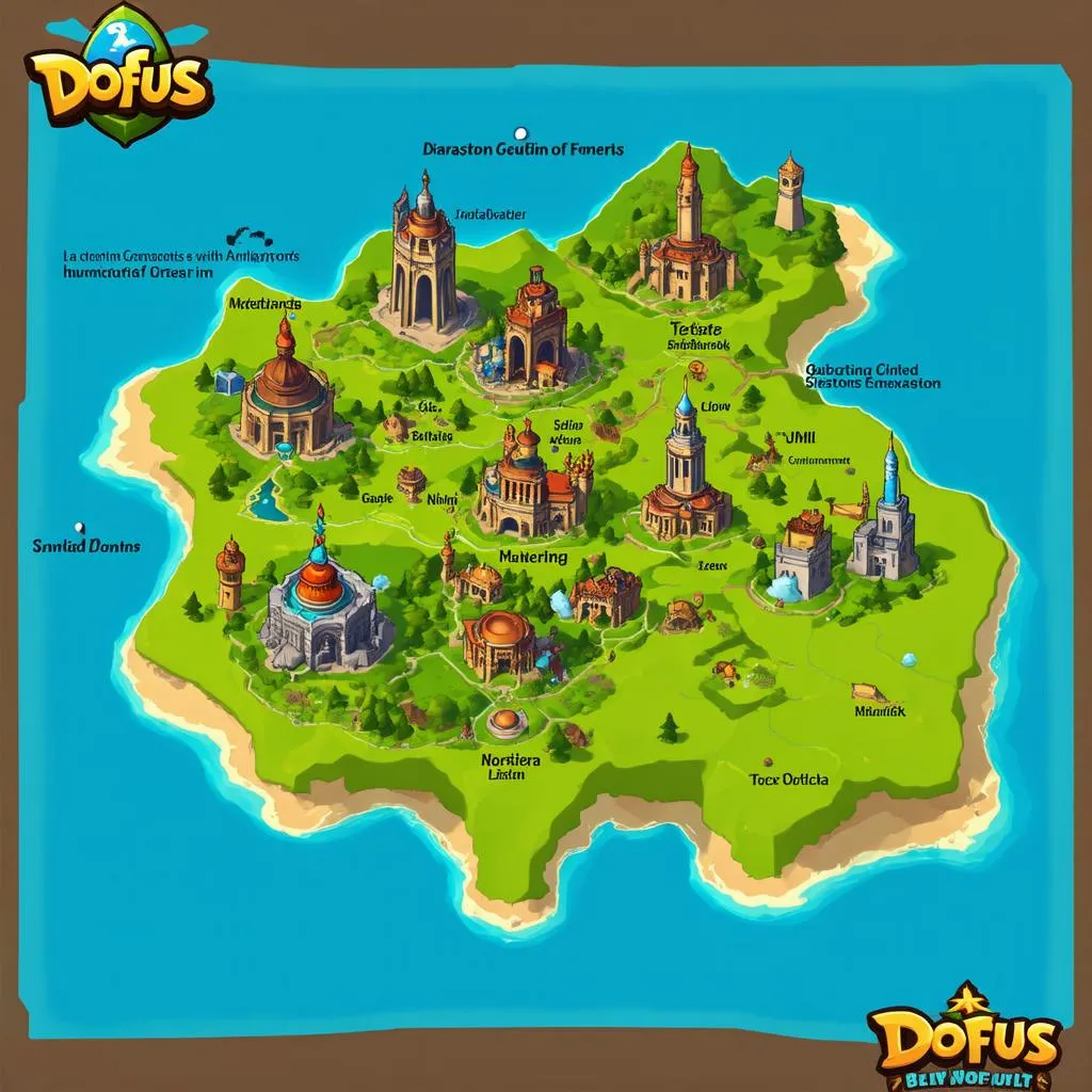 Bản đồ thế giới Dofus