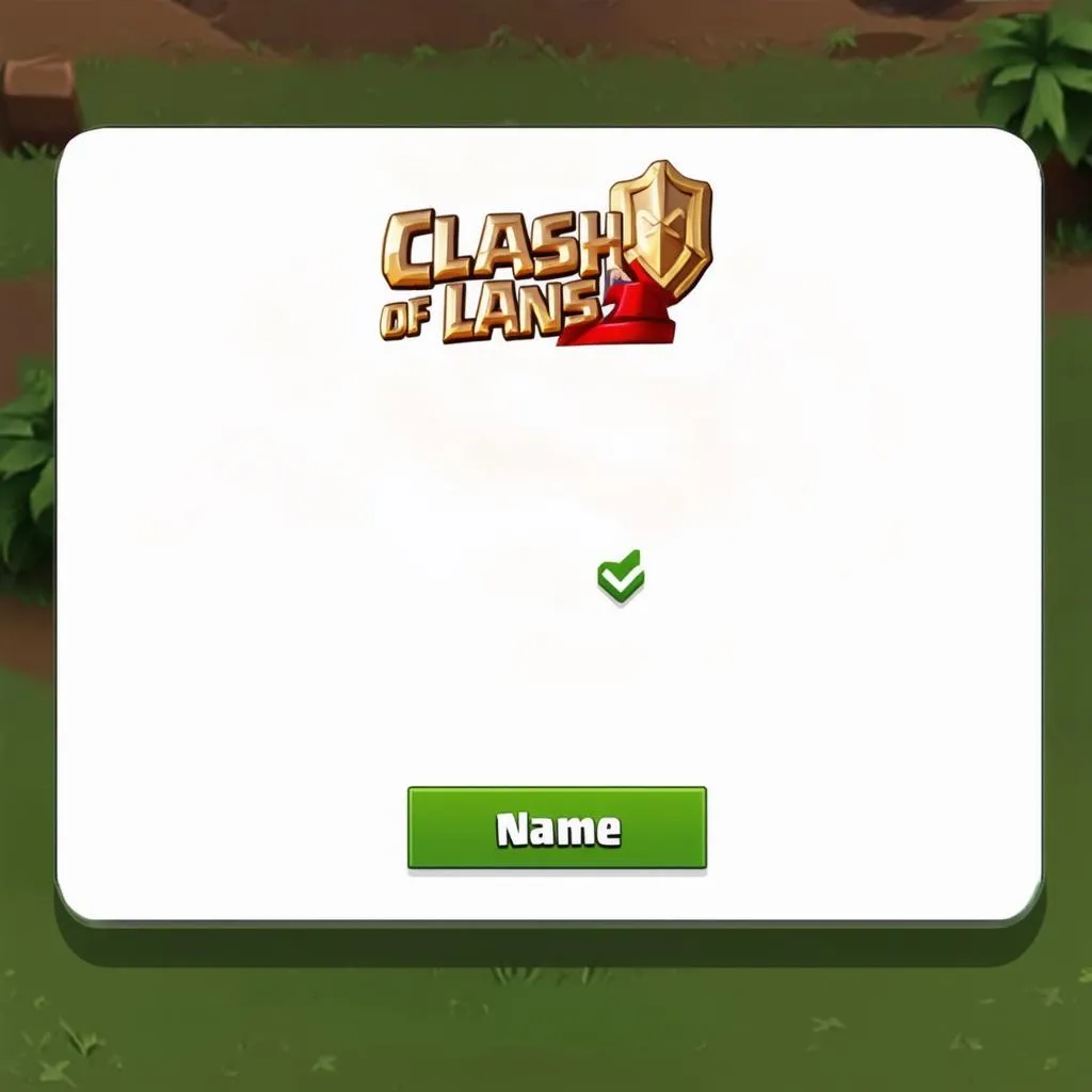 đổi tên clash of clans