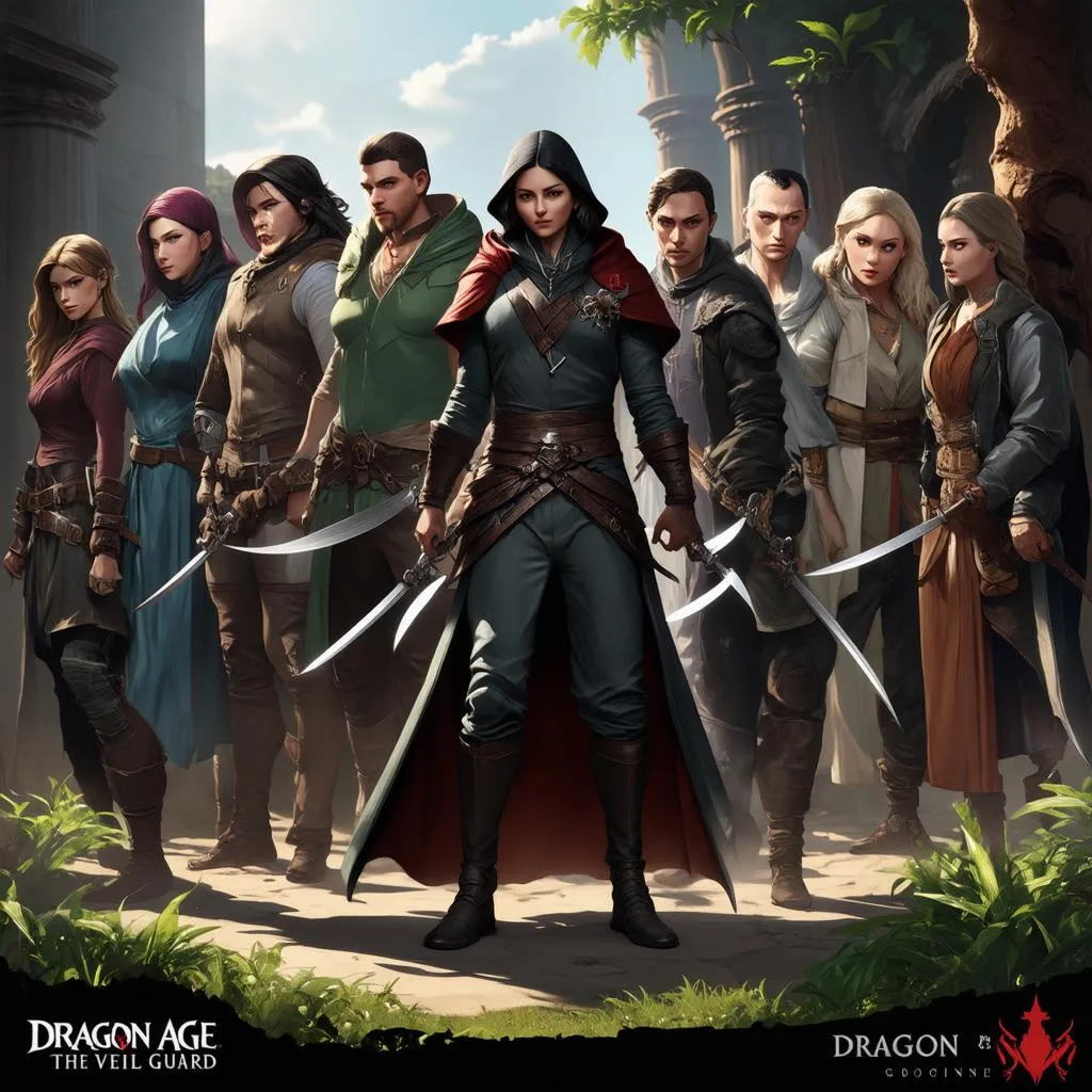 Dragon Age The Veil Guard Characters