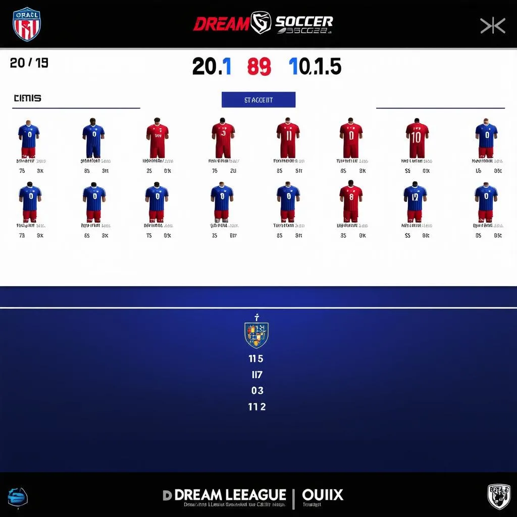 Dream League Soccer Lineup