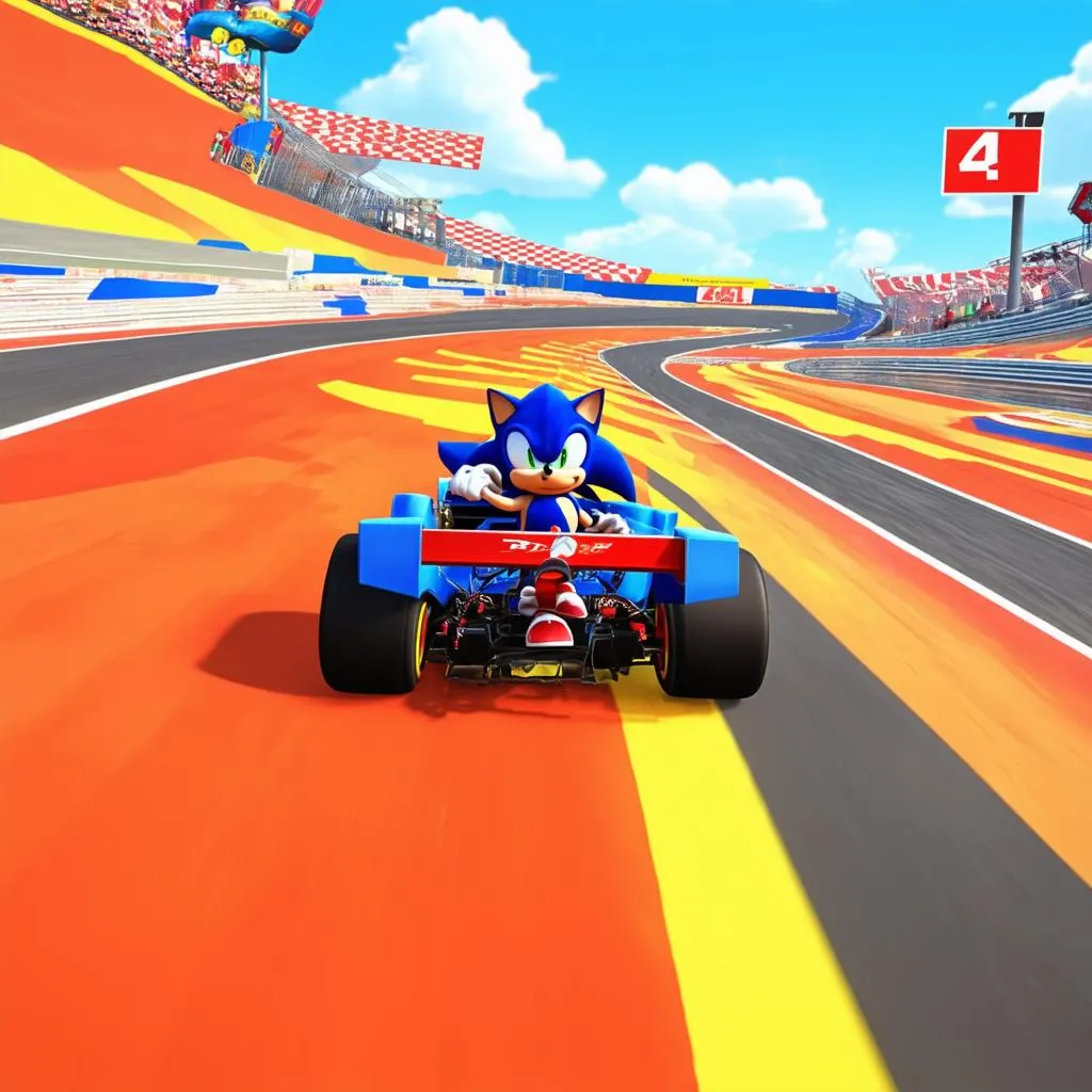 Đường đua trong Sonic &amp; All-Stars Racing Transformed