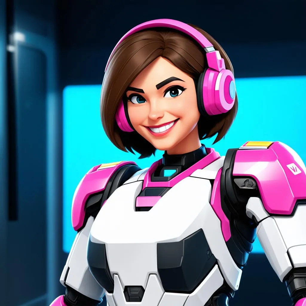 Chân Dung D.Va Overwatch