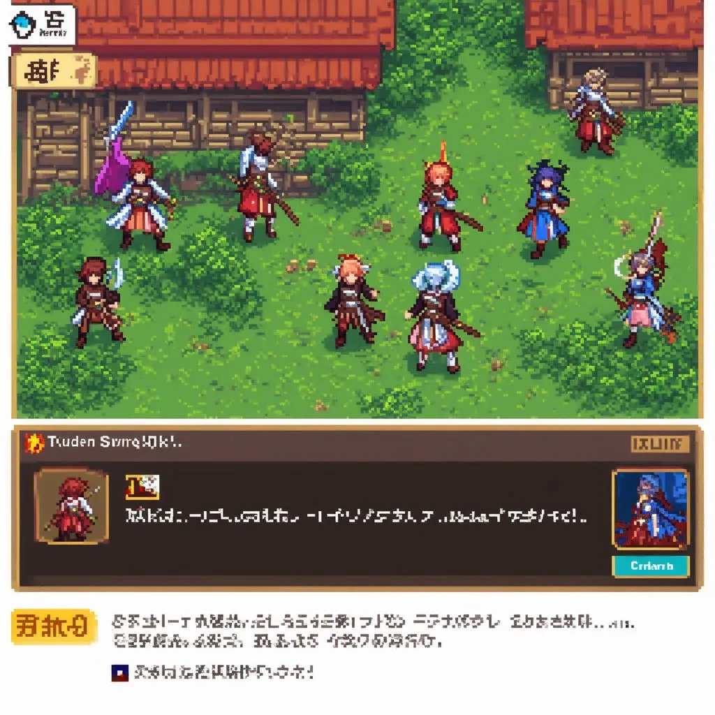 Gameplay screenshot of Eiyuden Chronicle: Hundred Heroes