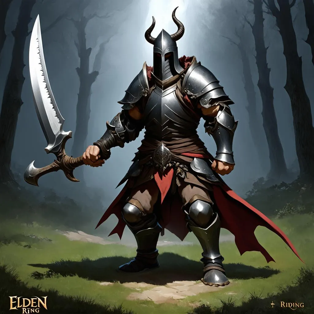 Elden Ring Backhand Blade Concept Art