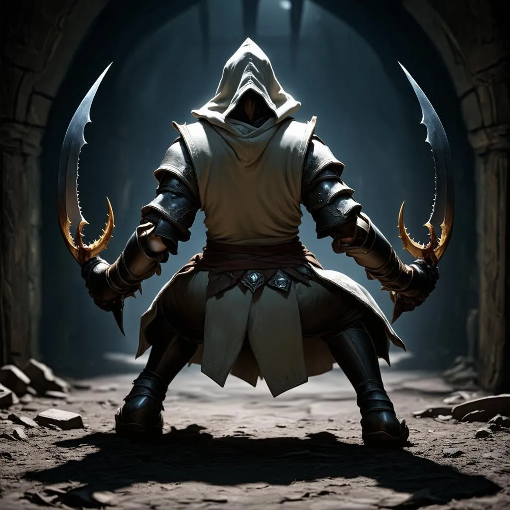 Elden Ring Character Using Hookclaws