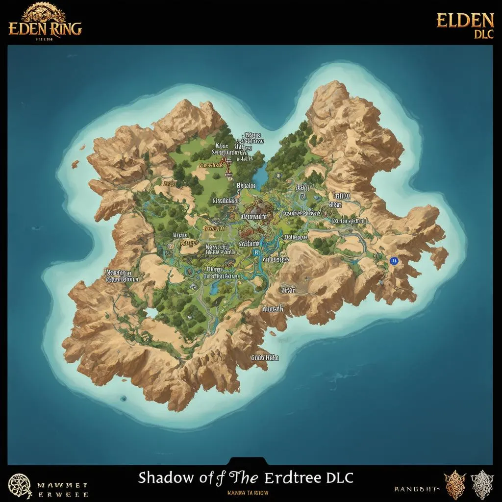 Bản Đồ Elden Ring Shadow Of The Erdtree