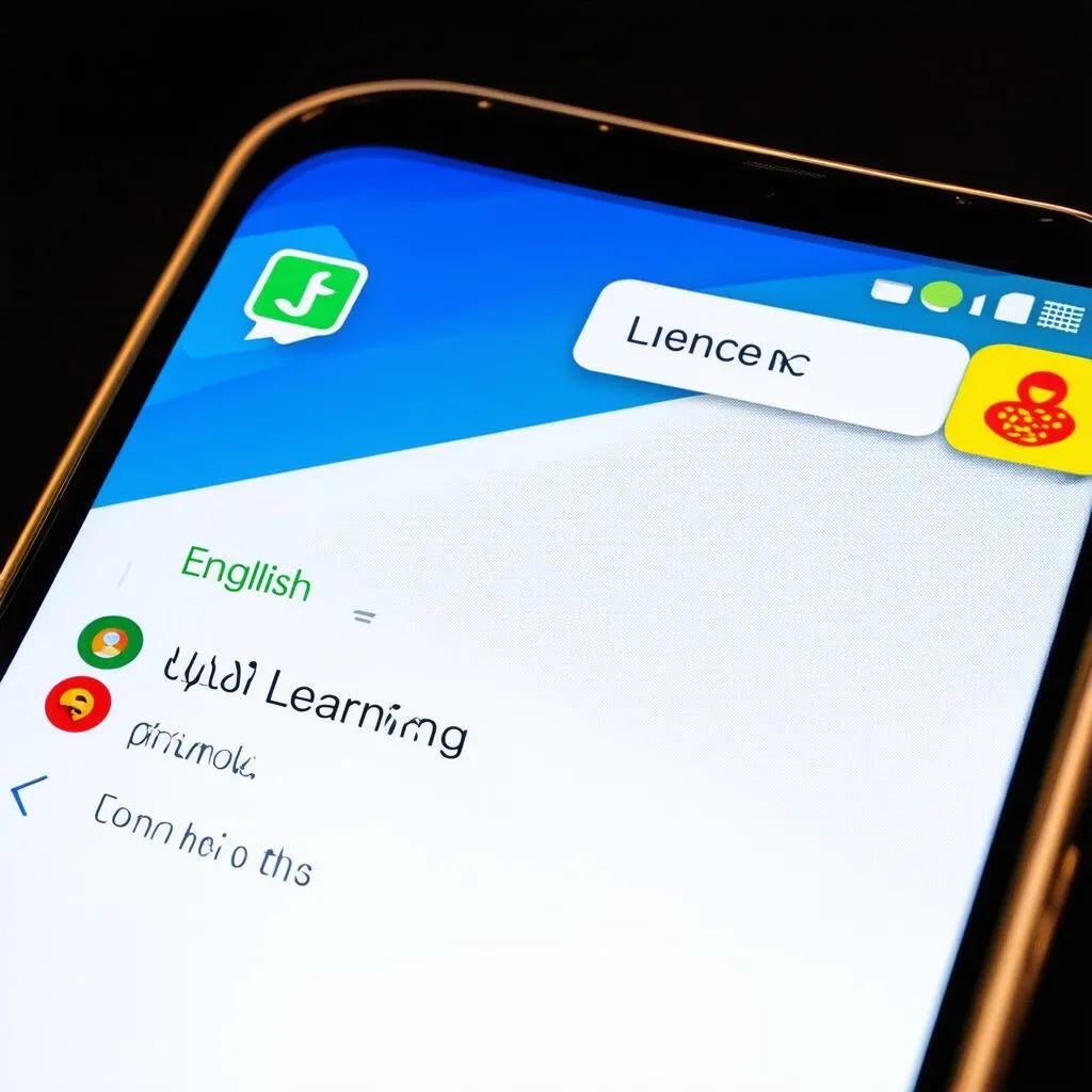 Mobile apps for learning English