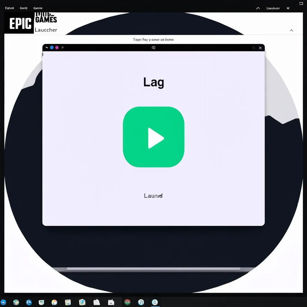 Epic Games Launcher bị lag