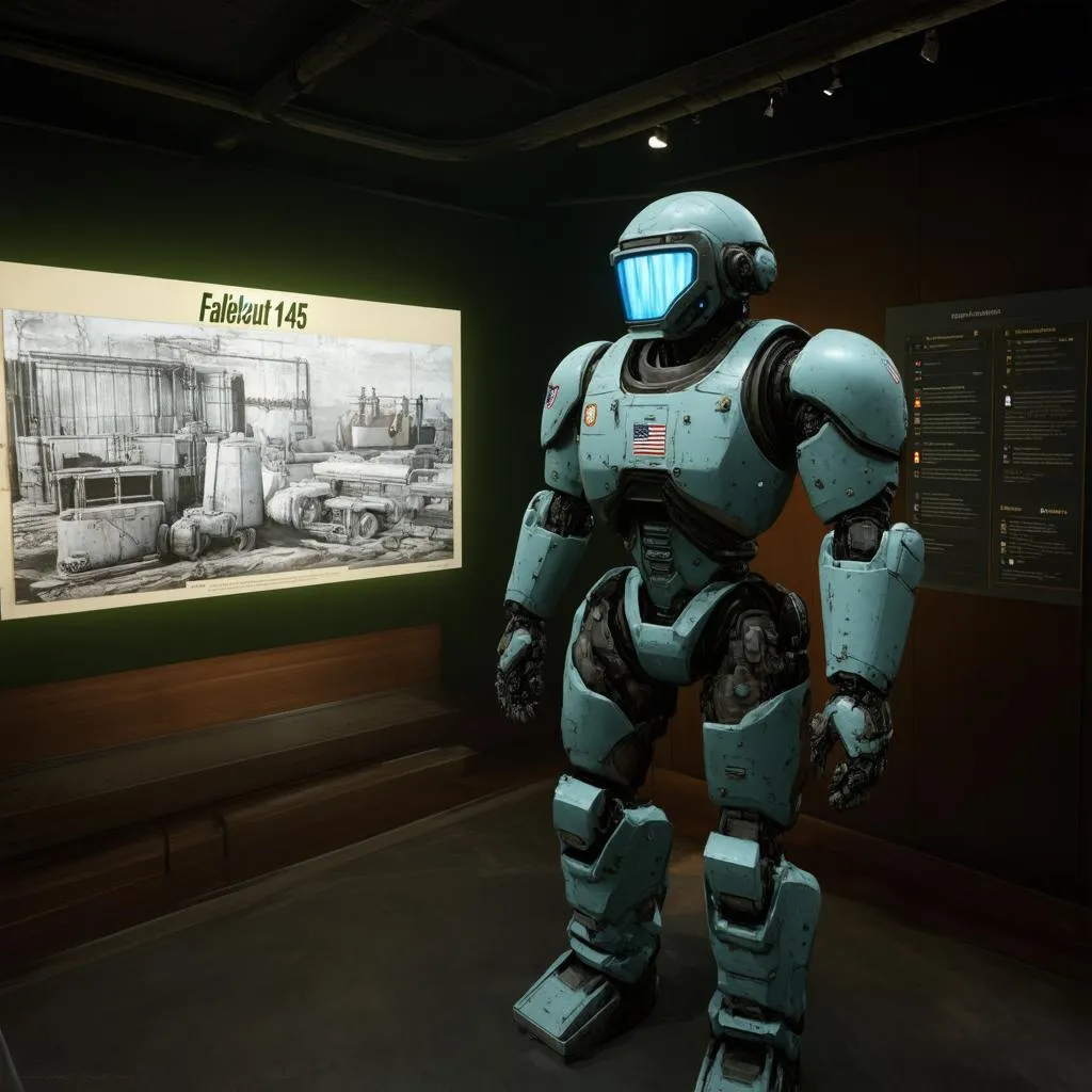 T-45 Power Armor tại bảo tàng Freedom Museum