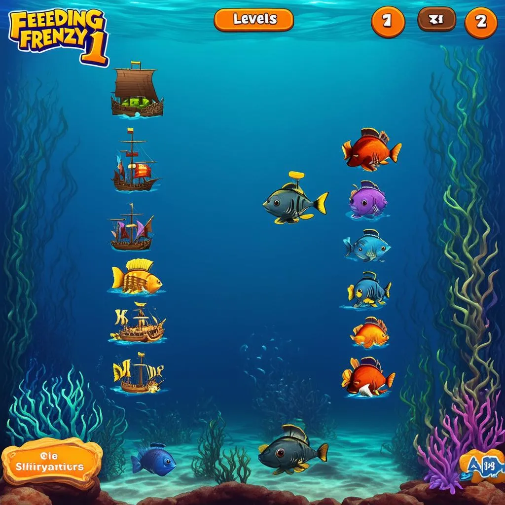 Feeding Frenzy 1 Levels