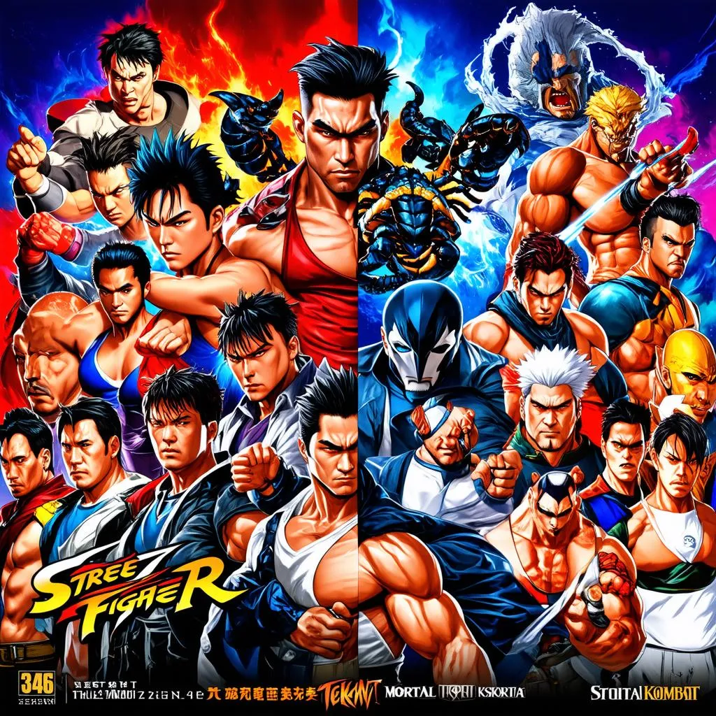 Các nhân vật trong Fighting Games