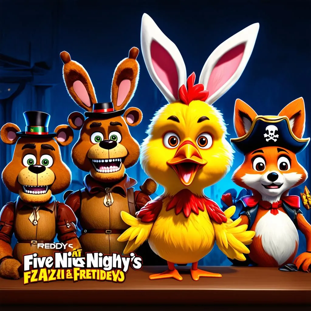 Five Nights at Freddy's game poster