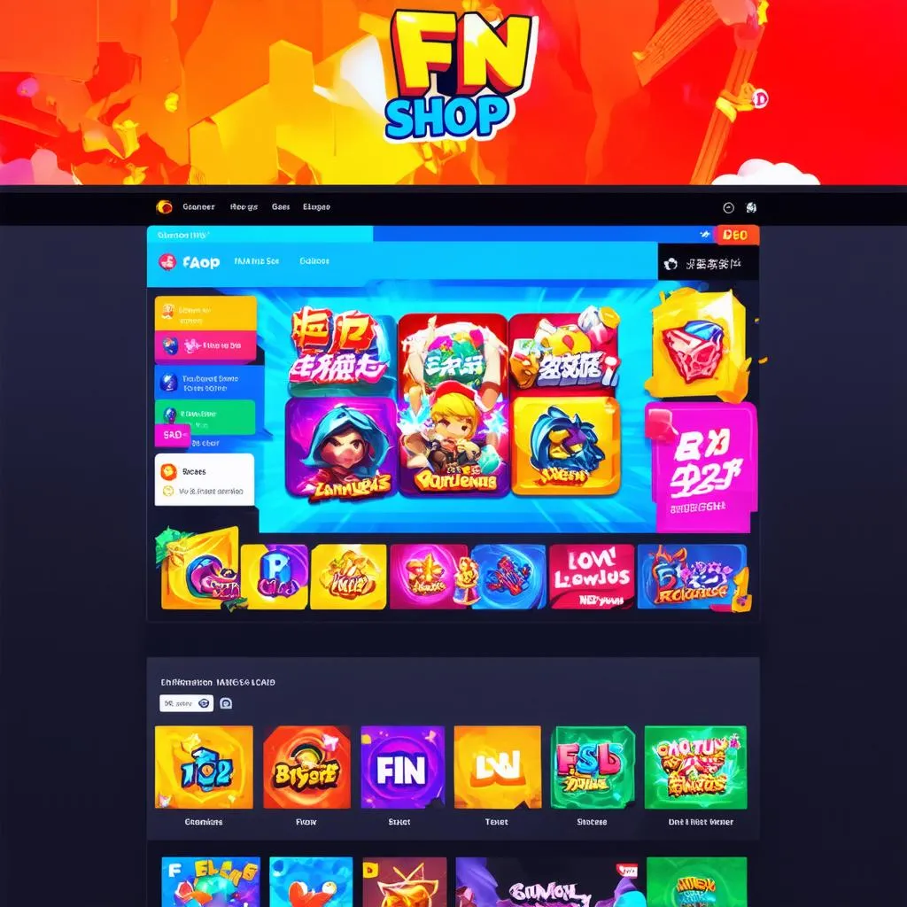 Giao diện Fn Shop