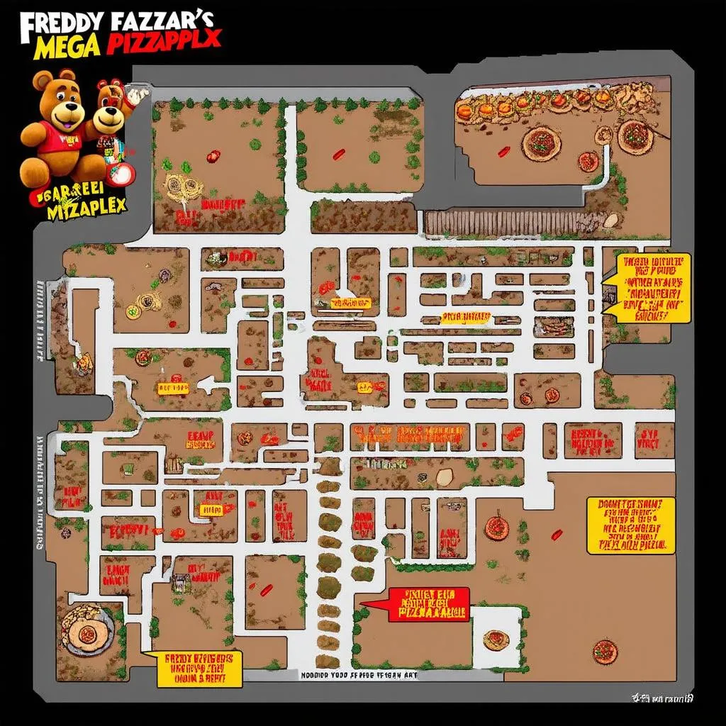 FNAF Security Breach map