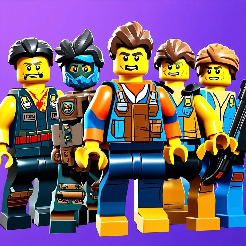 Các nhân vật Lego Fortnite