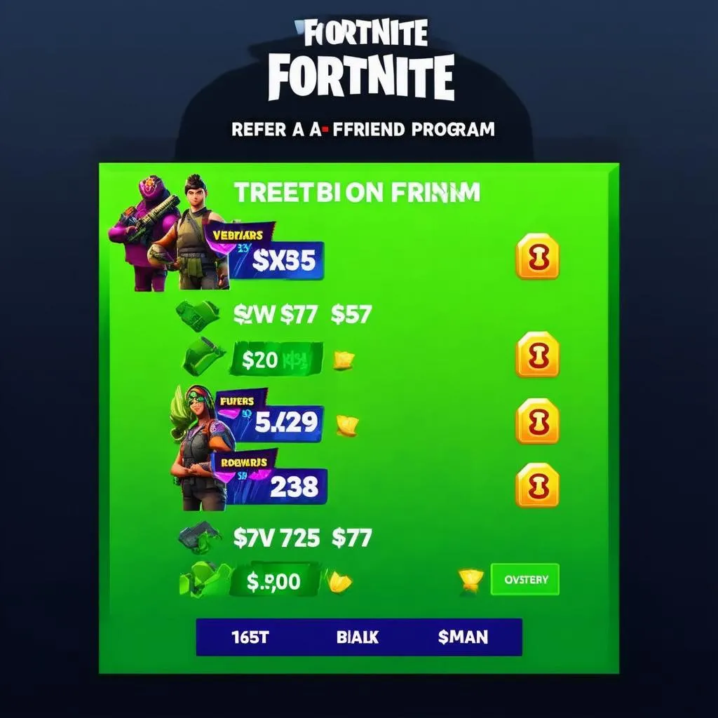 Bảng xếp hạng Fortnite Refer a Friend