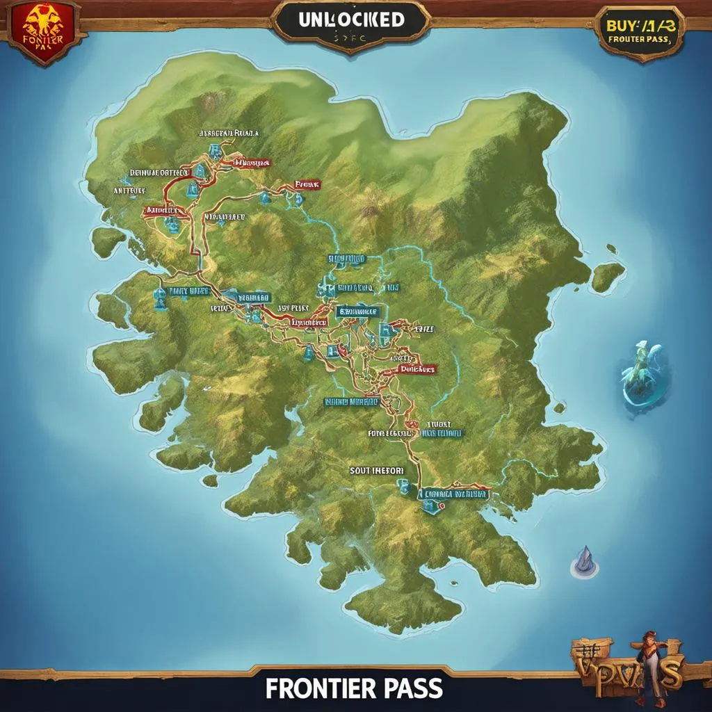 New Frontier Pass Map