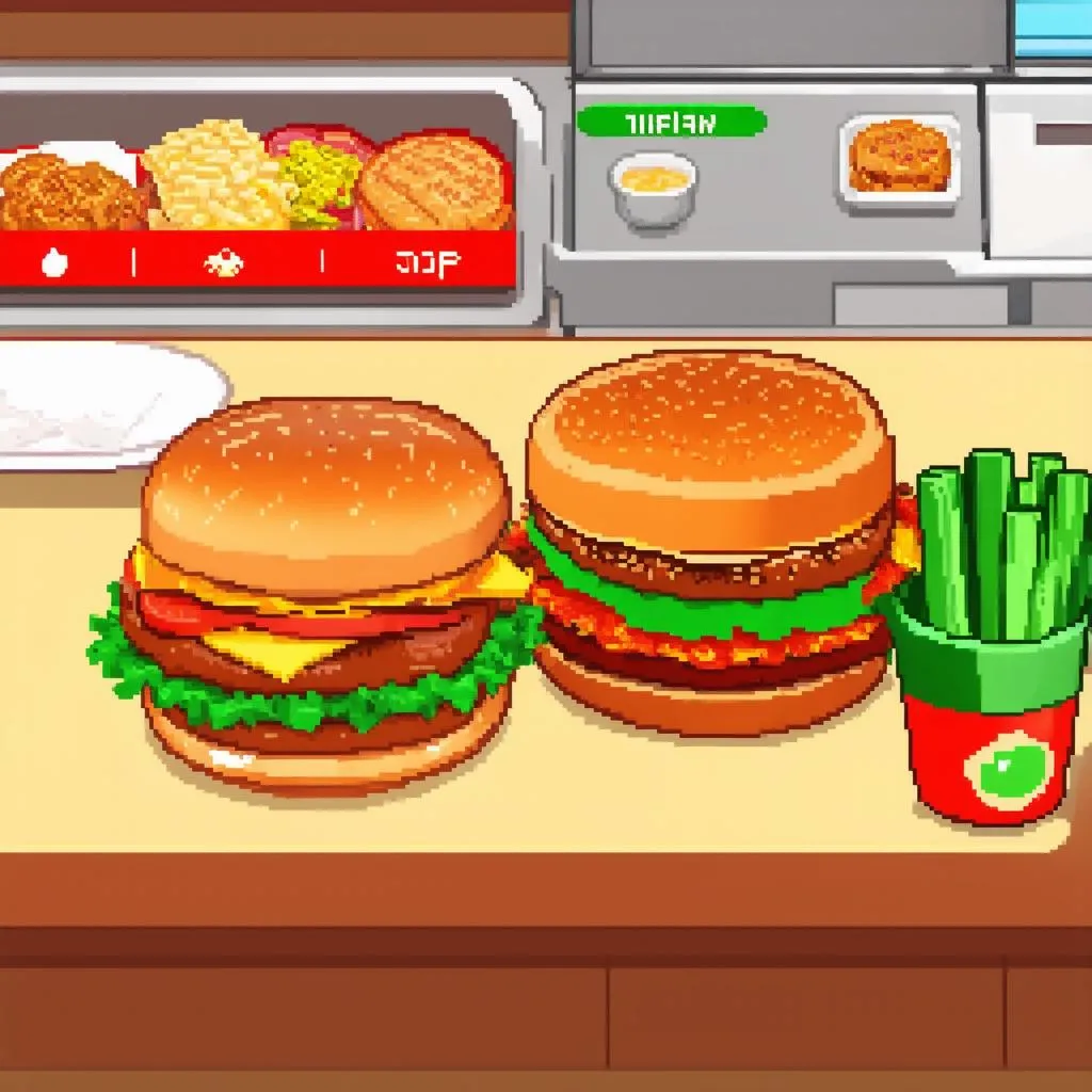 Game bán hamburger vui nhộn